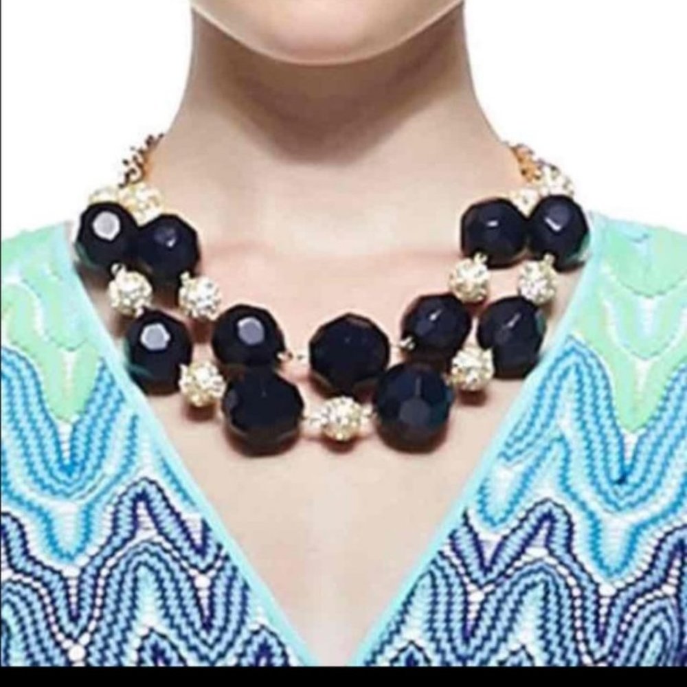 Lilly Pulitzer True Navy on the Rocks necklace